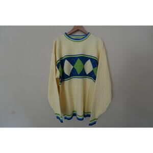 Bare Fox Sweater Women's XL Cream Knit Striped NWT